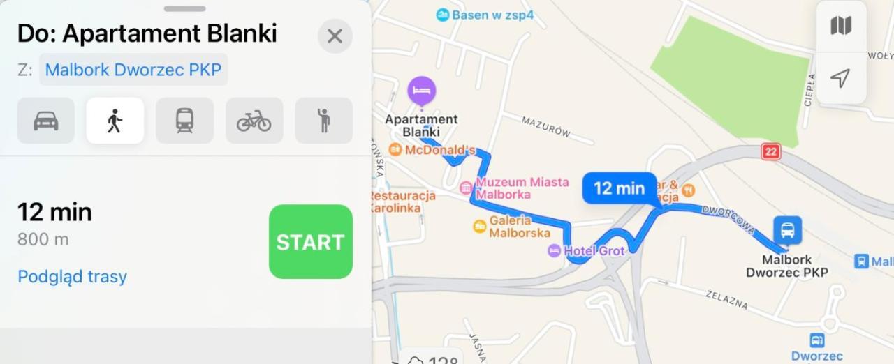 شقة مالبورك  في Apartament Blanki المظهر الخارجي الصورة
